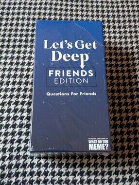 What Do You Meme? Let's Get Deep Friends Edition questions card game